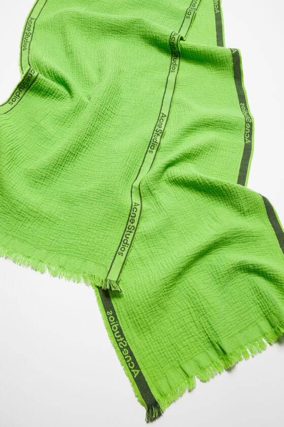 Acne Studios Schal Mit Logo-Tape