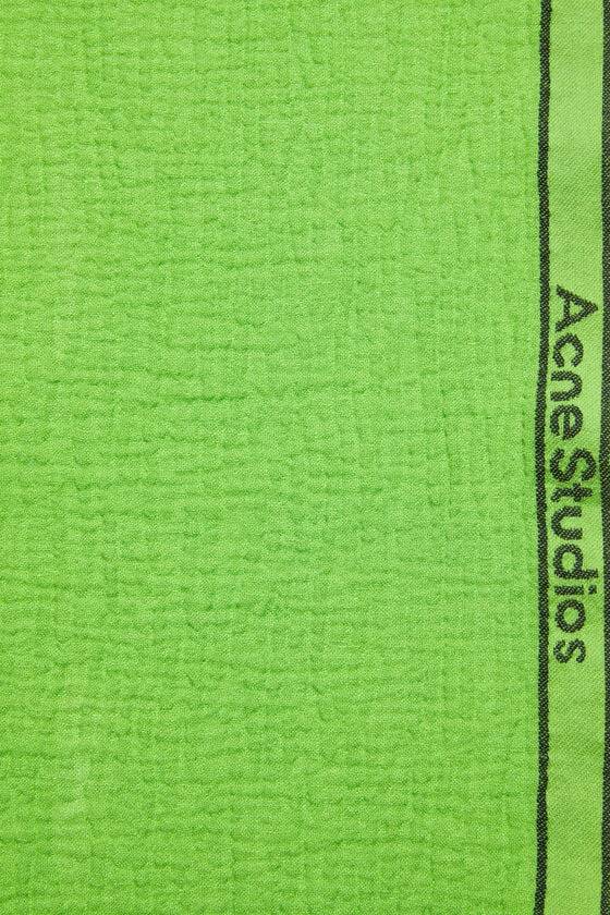 Acne Studios Schal Mit Logo-Tape