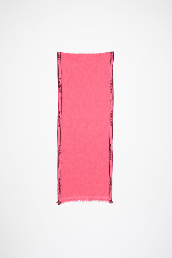 Acne Studios Schal mit Logo-Tape