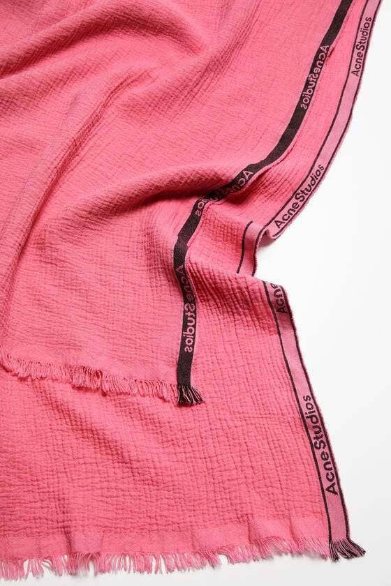 Acne Studios Schal Mit Logo-Tape