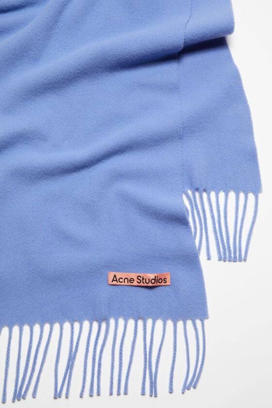 Acne Studios Schmaler Fransen-Schal Aus Wolle