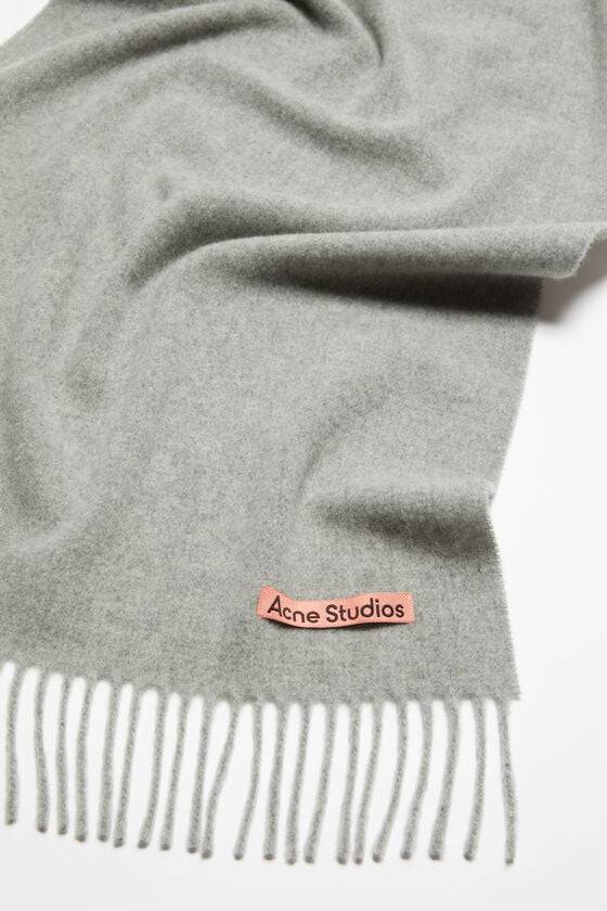 Acne Studios Schmaler Fransen-Schal Aus Wolle