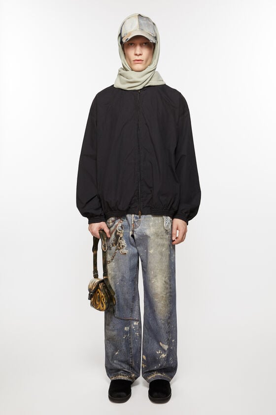 Acne Studios Schmaler Fransen-Schal Aus Wolle
