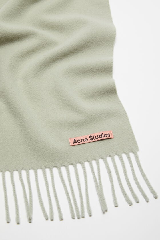 Acne Studios Schmaler Fransen-Schal Aus Wolle