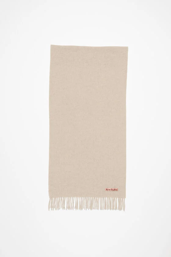 Acne Studios Schmaler Fransen-Schal aus Wolle