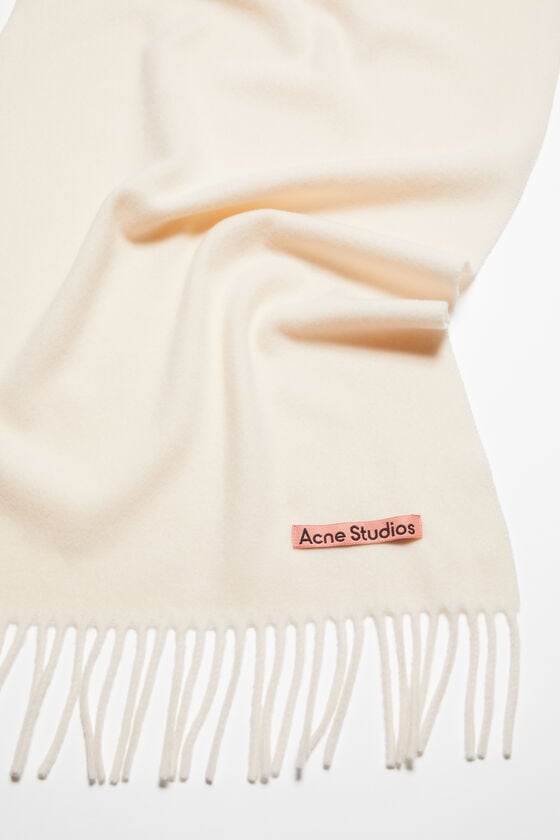 Acne Studios Schmaler Fransen-Schal Aus Wolle