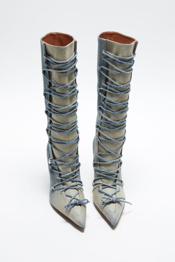 Acne Studios Schnürstiefel Mit Absatz