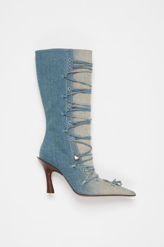 Acne Studios Schnürstiefel mit Absatz