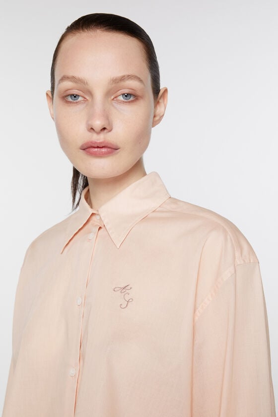 Acne Studios Shirt-Logo-Stickerei