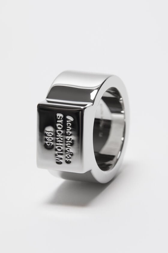Acne Studios Siegelring Mit Logo-Gravur