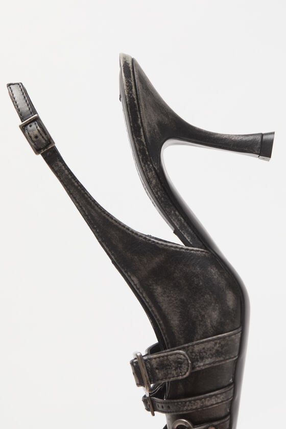Acne Studios Slingbacks Aus Leder Mit Absatz