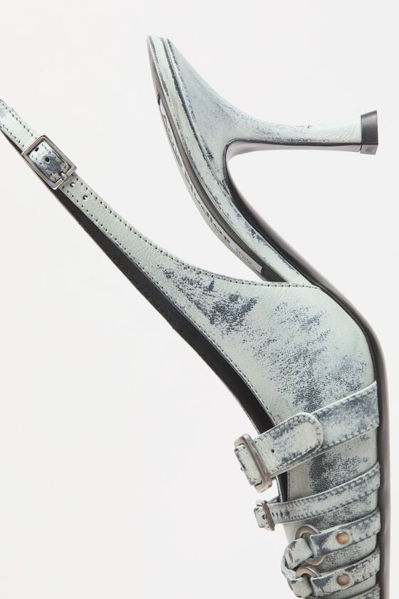Acne Studios Slingbacks Aus Leder Mit Absatz
