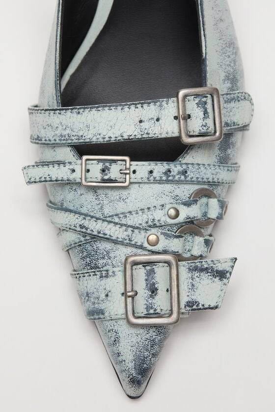 Acne Studios Slingbacks Aus Leder Mit Absatz