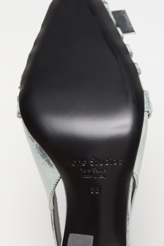 Acne Studios Slingbacks Aus Leder Mit Absatz