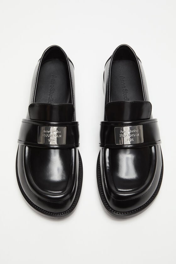 Acne Studios Slipper Aus Gebürstetem Leder