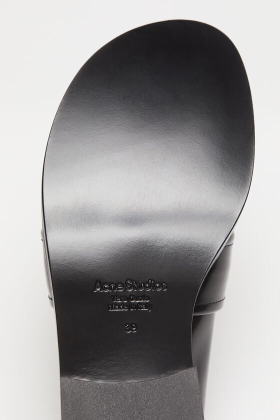 Acne Studios Slipper Aus Gebürstetem Leder