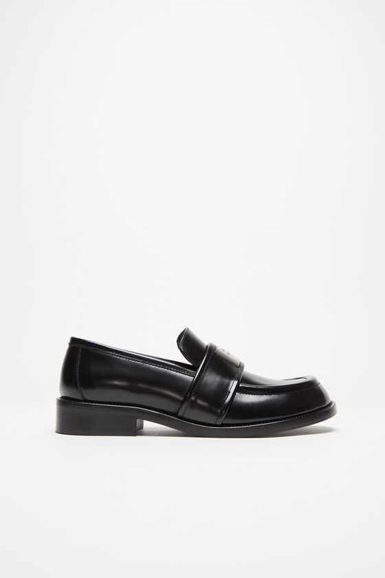 Acne Studios Slipper aus gebürstetem Leder