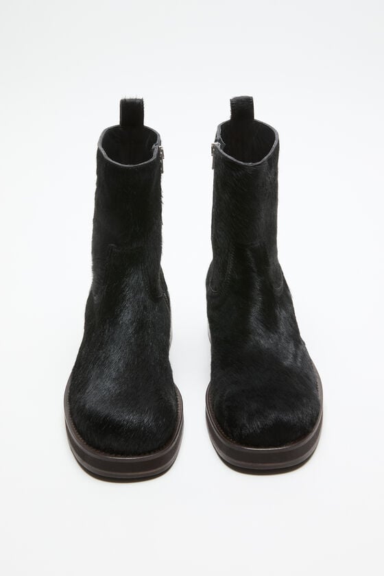 Acne Studios Stiefel Aus Gebürstetem Leder