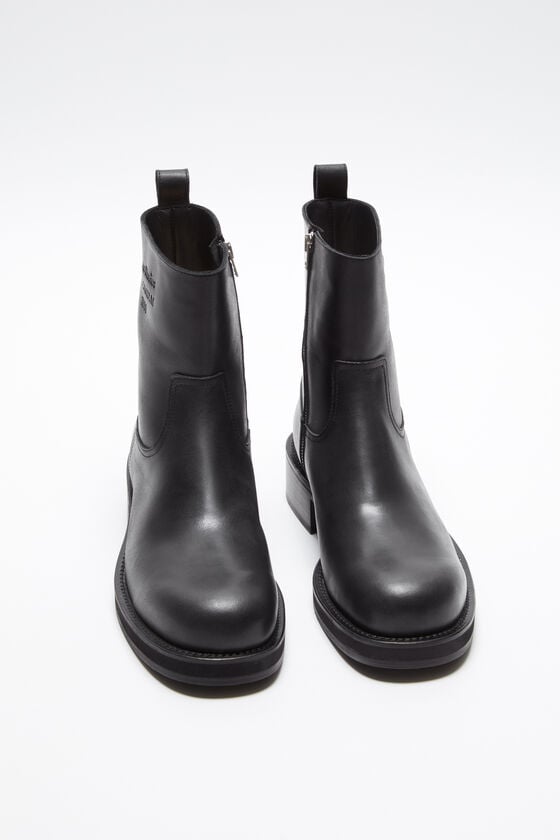 Acne Studios Stiefel Aus Gewachstem Leder