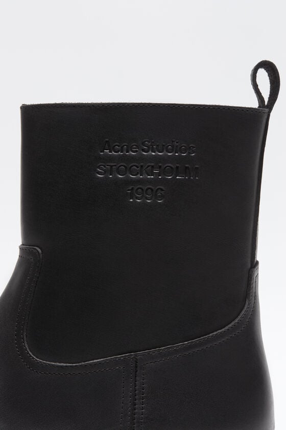 Acne Studios Stiefel Aus Gewachstem Leder