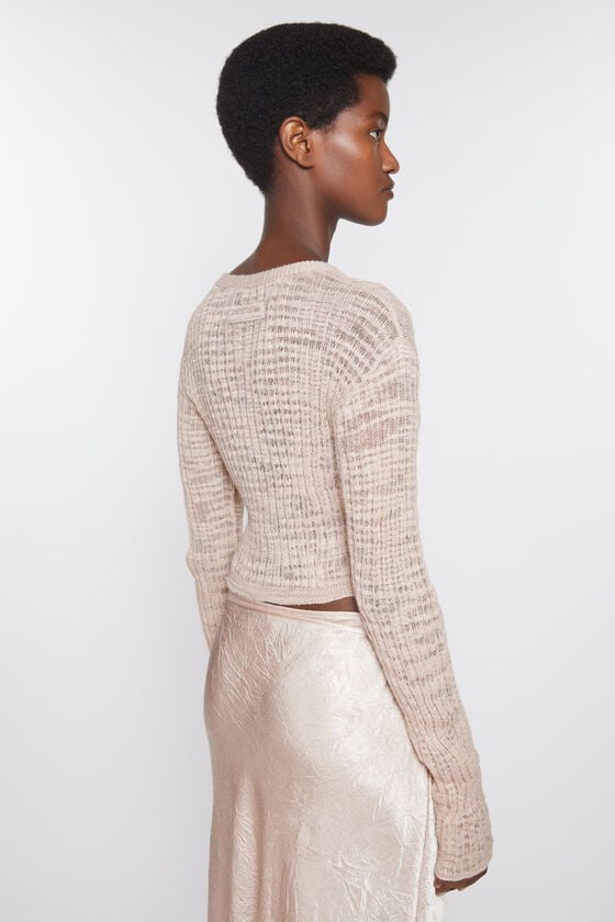 Acne Studios Strickjacke Aus Breitem Rippstrick