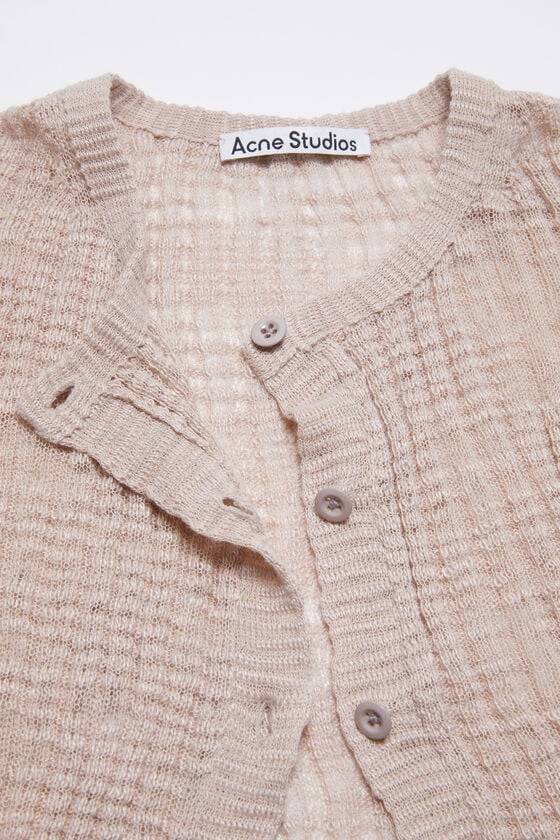 Acne Studios Strickjacke Aus Breitem Rippstrick