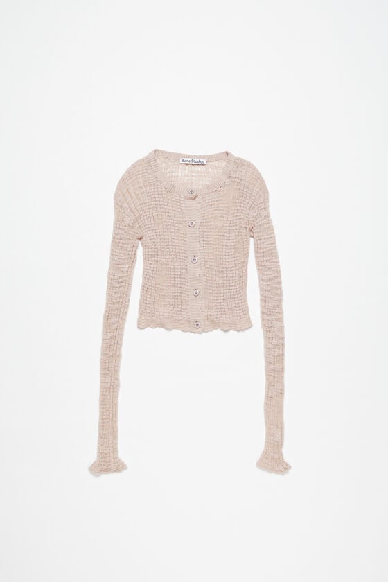 Acne Studios Strickjacke Aus Breitem Rippstrick