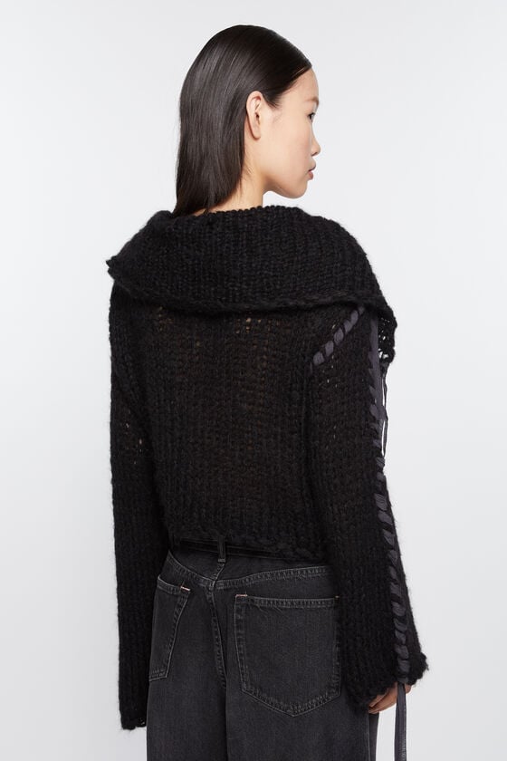Acne Studios Strickjacke Mit Schnürung