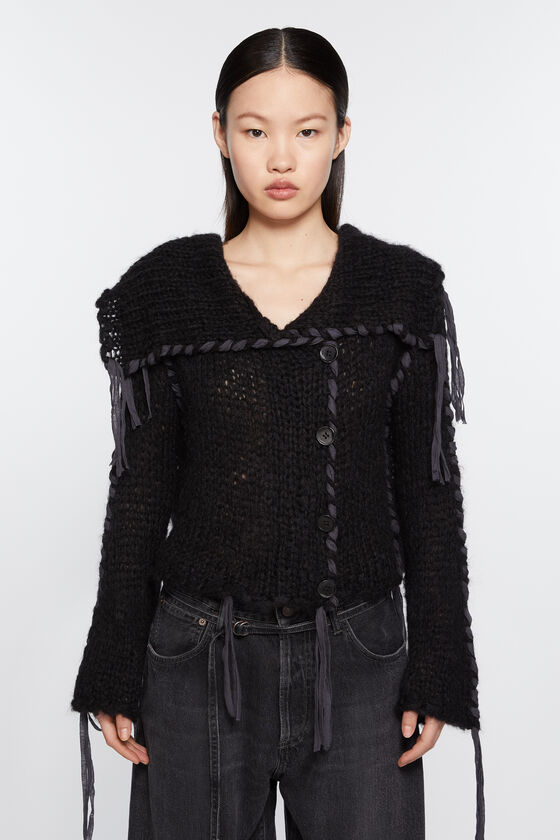 Acne Studios Strickjacke mit Schnürung