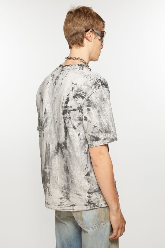 Acne Studios T-Shirt Mit Gipsaufdruck