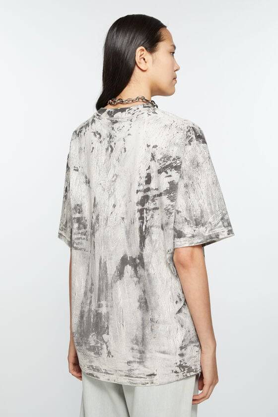 Acne Studios T-Shirt Mit Gipsaufdruck