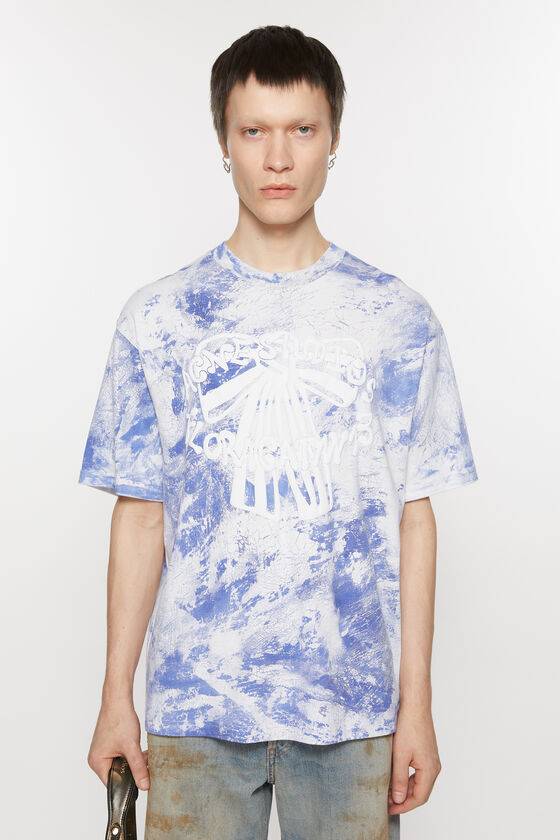Acne Studios T-Shirt mit Gipsaufdruck