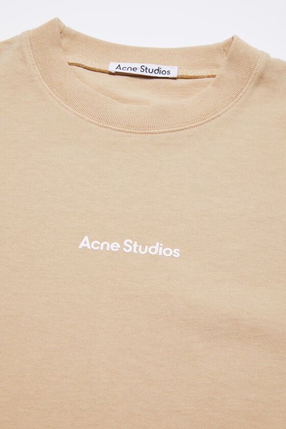 Acne Studios T-Shirt Stamp-Logo - Lockere Passform