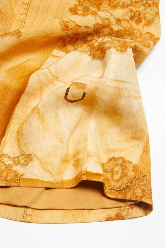 Acne Studios Trägerkleid Mit Trompe-l'oeil-Print