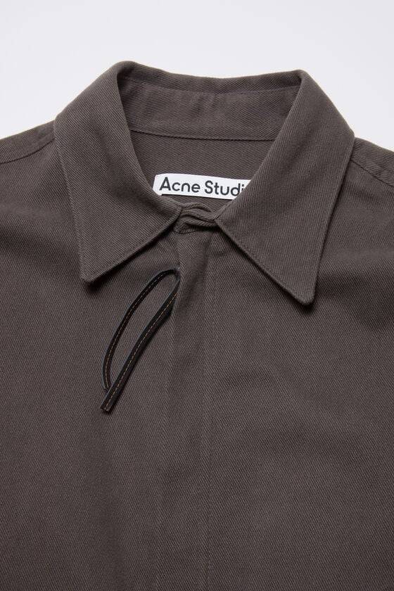 Acne Studios Twill Zipper Overshirt Jacke