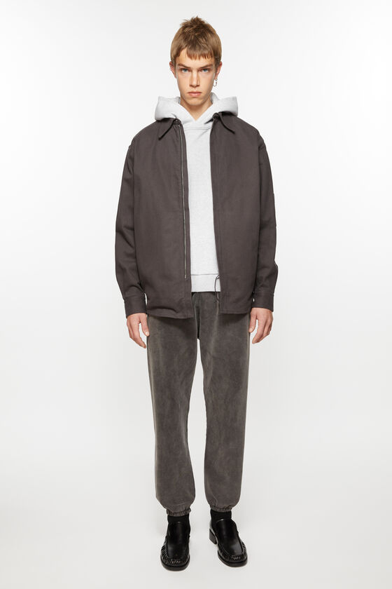 Acne Studios Twill Zipper Overshirt Jacke