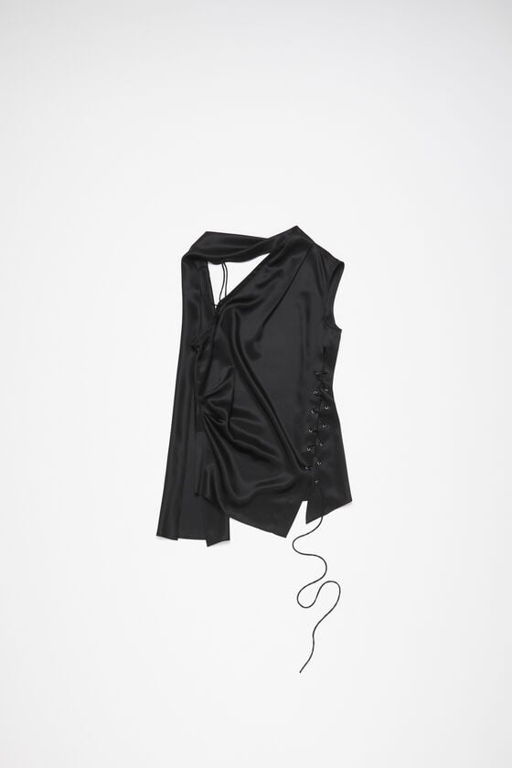 Acne Studios Wickelbluse Mit Fransen