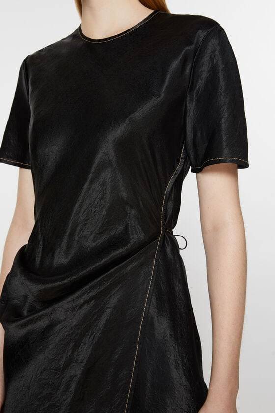Acne Studios Wickelkleid Aus Satin