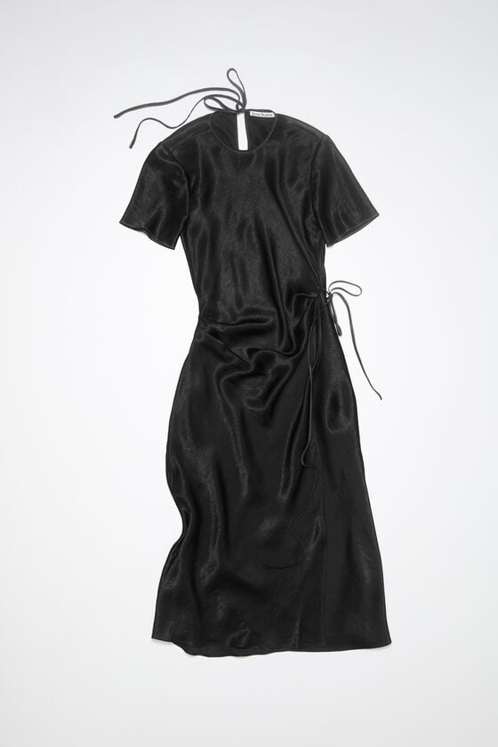 Acne Studios Wickelkleid Aus Satin
