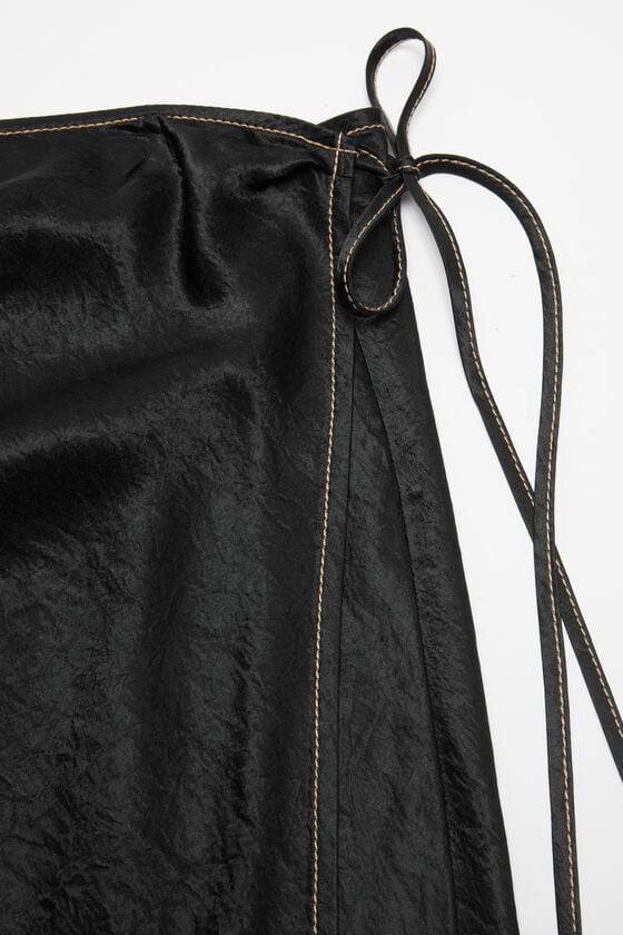 Acne Studios Wickelrock Aus Satin