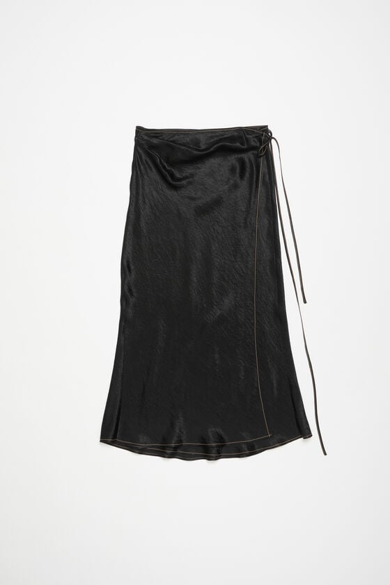 Acne Studios Wickelrock Aus Satin