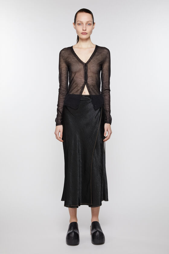 Acne Studios Wickelrock aus Satin