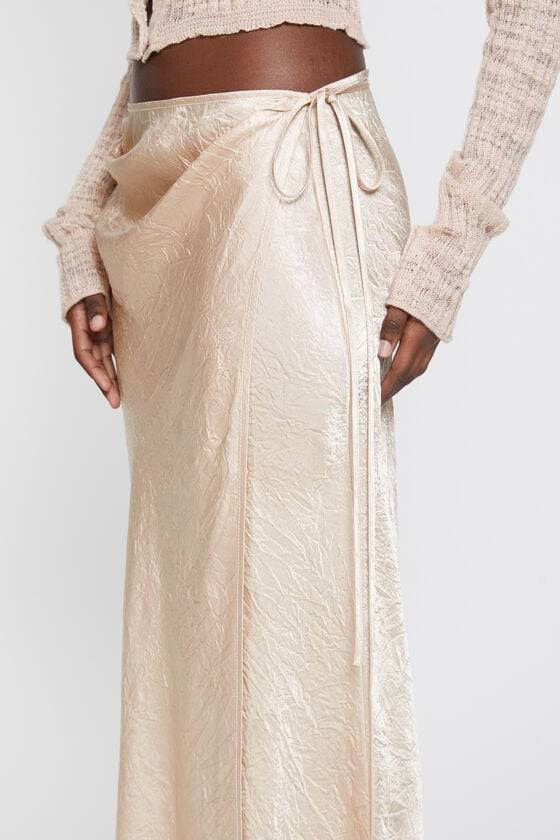 Acne Studios Wickelrock Aus Satin