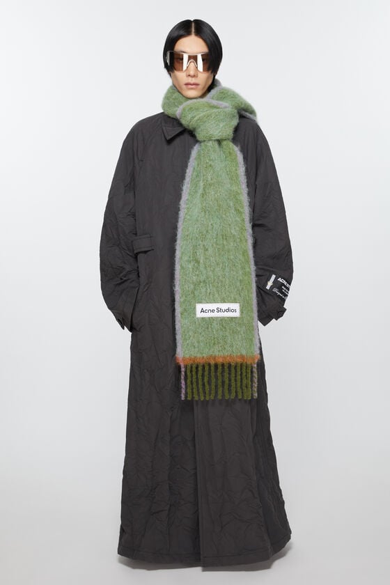 Acne Studios Woll-Mohair-Schal – Schmal