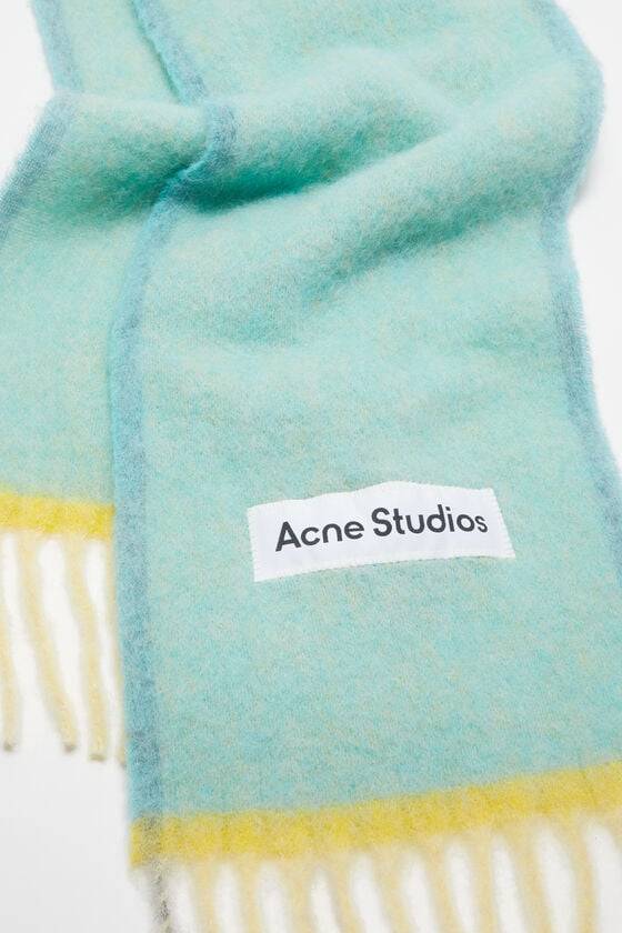Acne Studios Woll-Mohair-Schal – Schmal