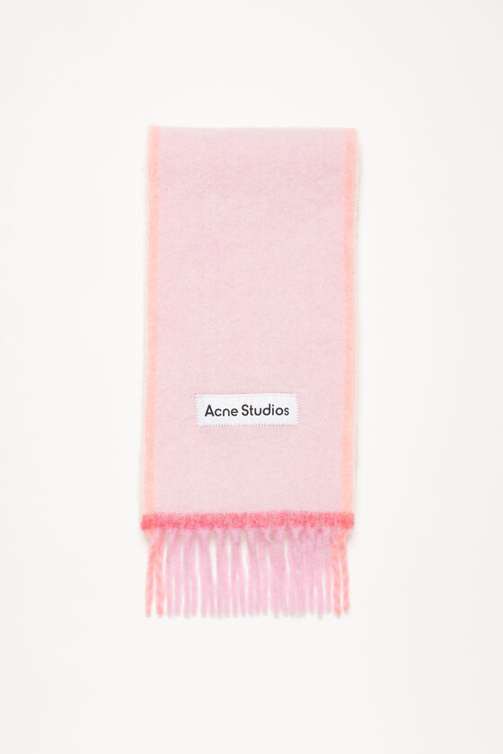 Acne Studios Woll-Mohair-Schal – Schmal