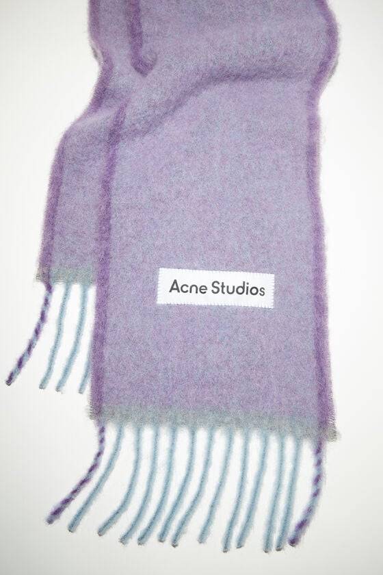 Acne Studios Woll-Mohair-Schal – Schmal