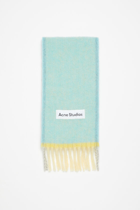 Acne Studios Woll-Mohair-Schal – Schmal