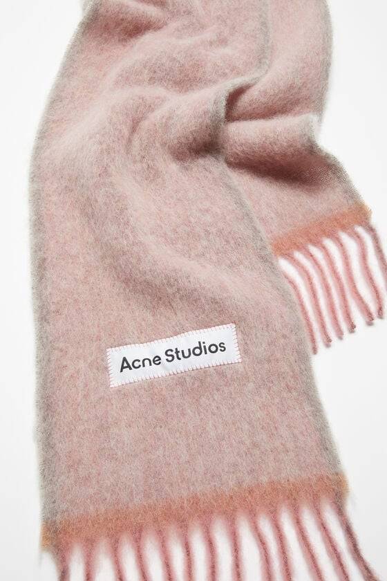 Acne Studios Woll-Mohair-Schal – Schmal