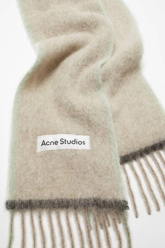 Acne Studios Woll-Mohair-Schal – Schmal